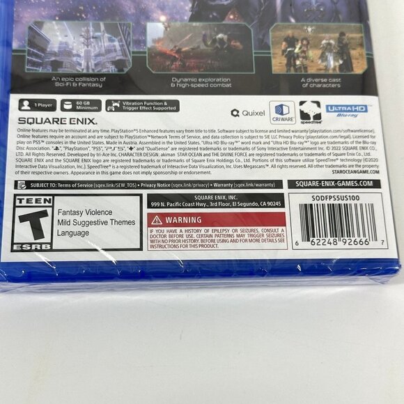 PS5 Playstation 5 Star Ocean The Devine Force Video Game - Picture 8 of 9